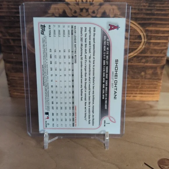 2022 Topps Shohei Ohtani Angels Dodgers MVP - Picture 2 of 2